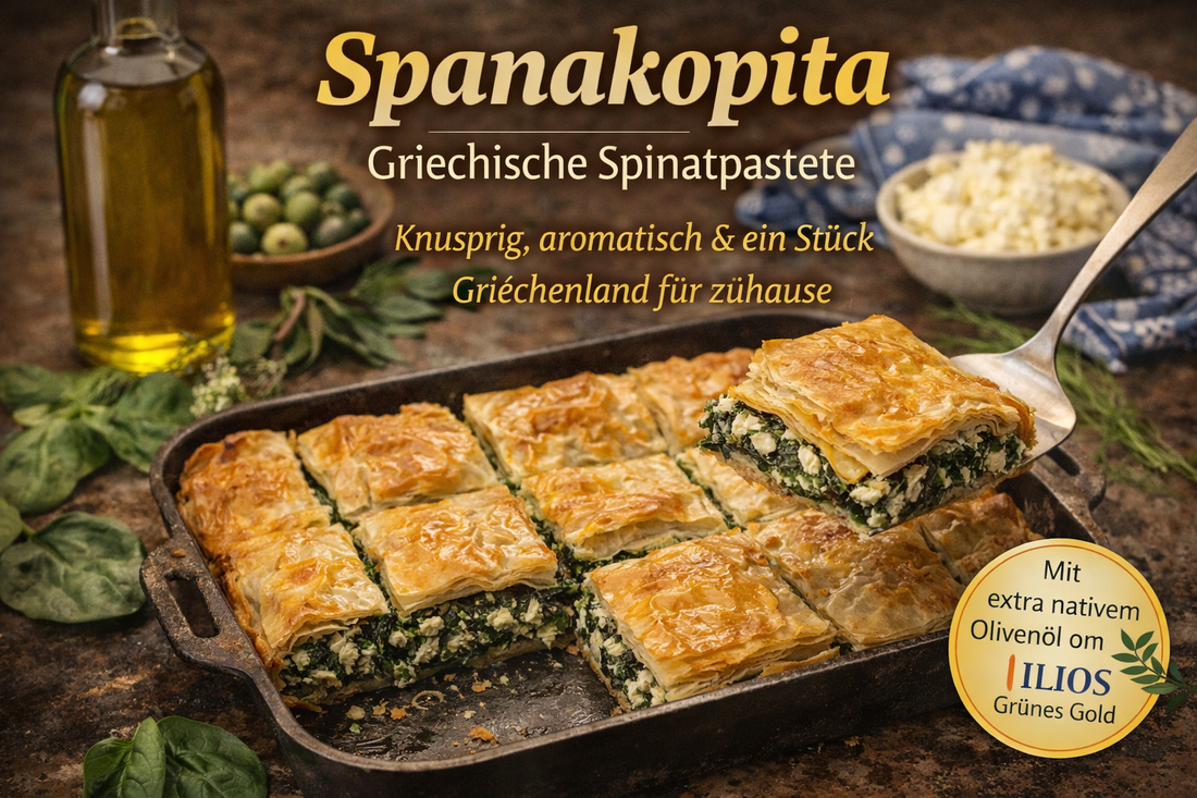 Spanakopita – griechische Spinatpastete