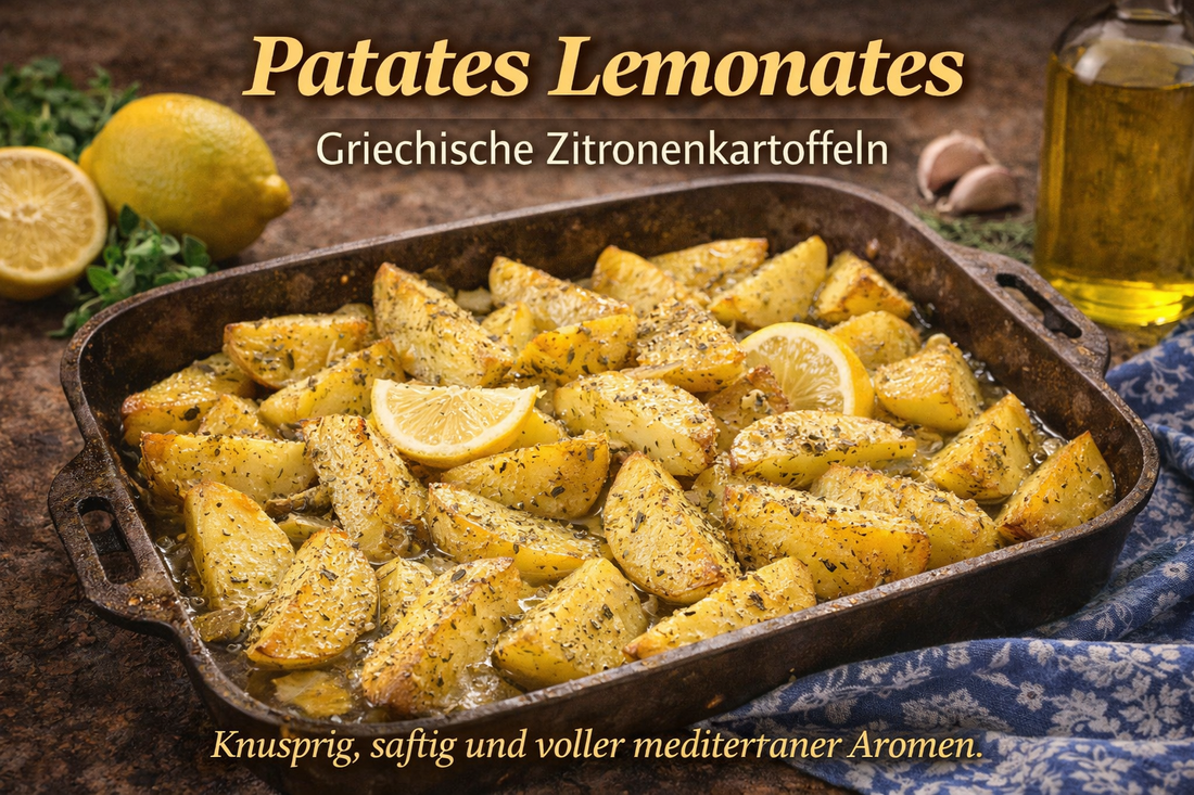Patates Lemonates - griechische Zitronenkartoffeln