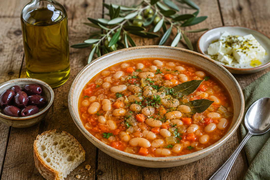 Fasolada - die traditionelle griechische Bohnensuppe