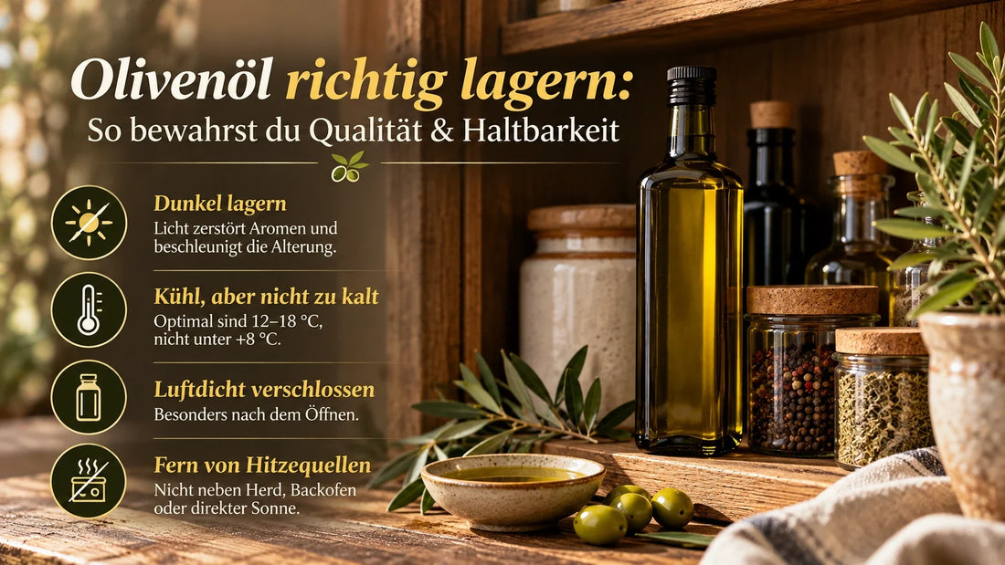 blogbeitrag olivenöl lagern: wie lagert man olivenöl richtig.