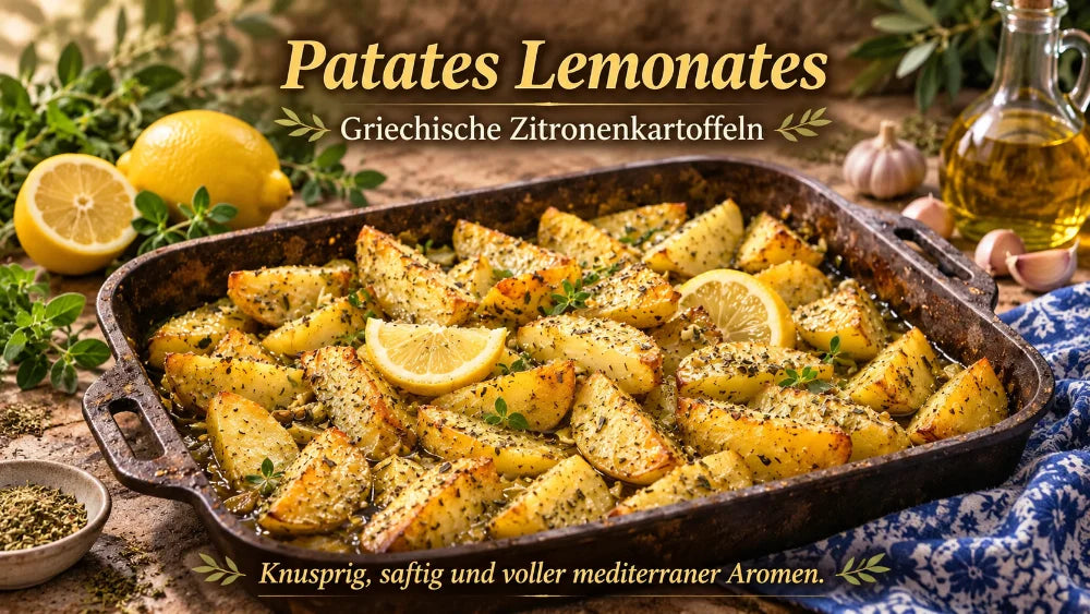 rezept patates-lemonates-griechische-zitronenkartoffeln patates lemonates - griechische zironenkartoffel original griechisches rezept
