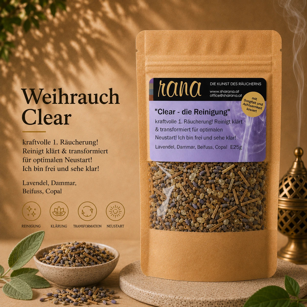 Räuchermischung I Klarheit & Schutz (Nachfüllpack)