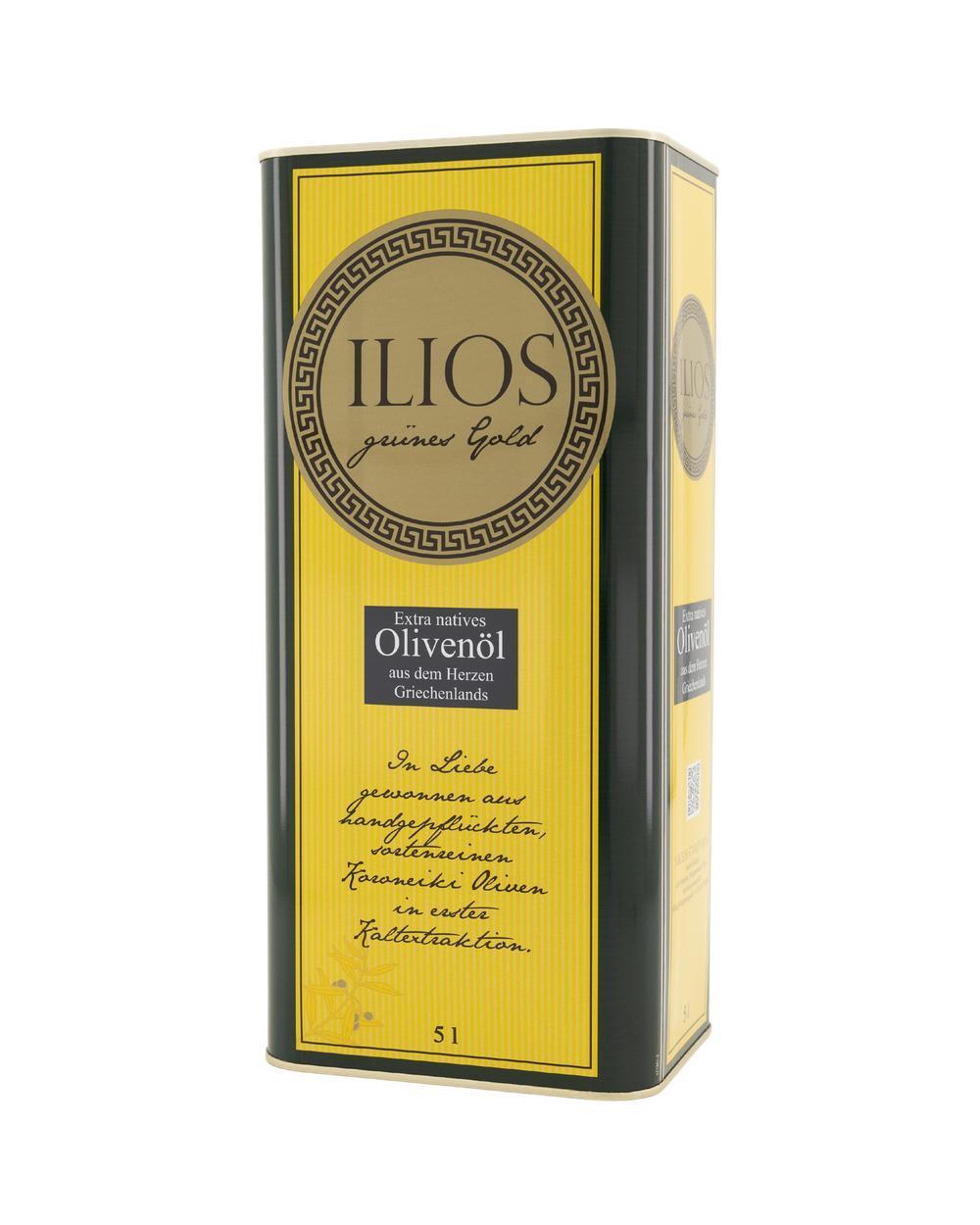 ILIOS Extra natives Olivenöl im 5l Kanister