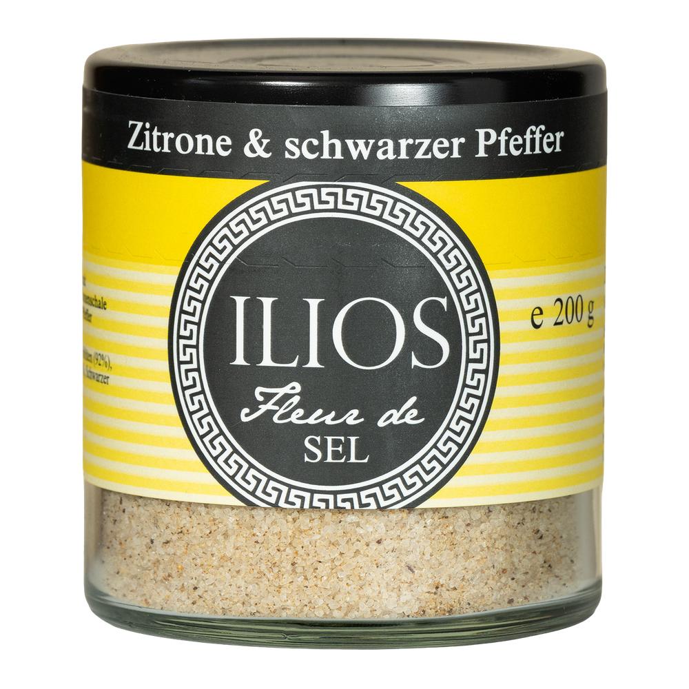 Fleur de Sel Lemon & Black Pepper fein