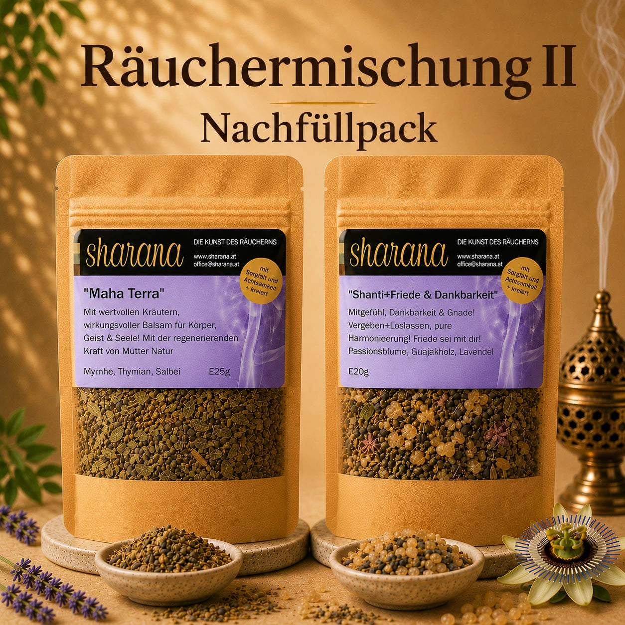 Räuchermischung II Geborgenheit & Frieden (Nachfüllpack)
