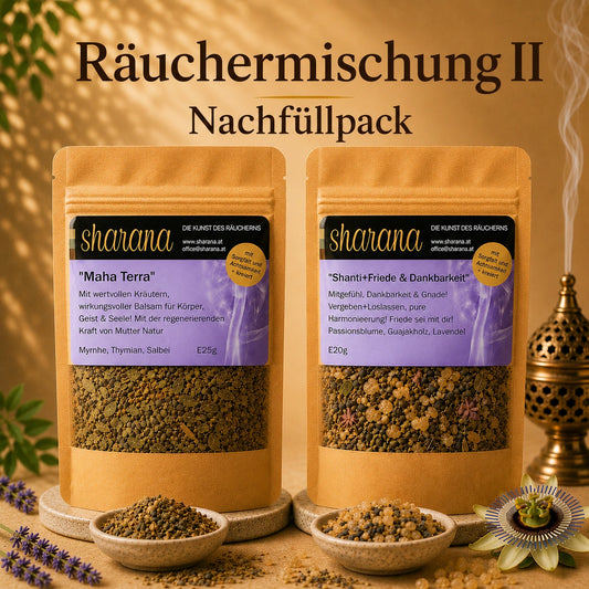 Räuchermischung II Geborgenheit & Frieden (Nachfüllpack)