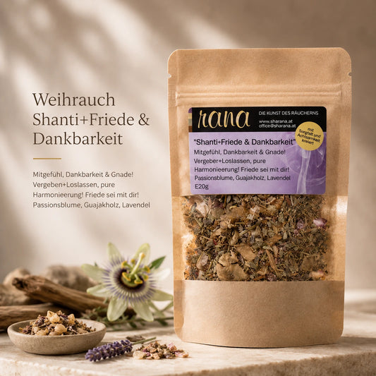 Räuchermischung OM Shanti – friedvoll, harmonisierend & herzöffnend (Nachfüllpack)