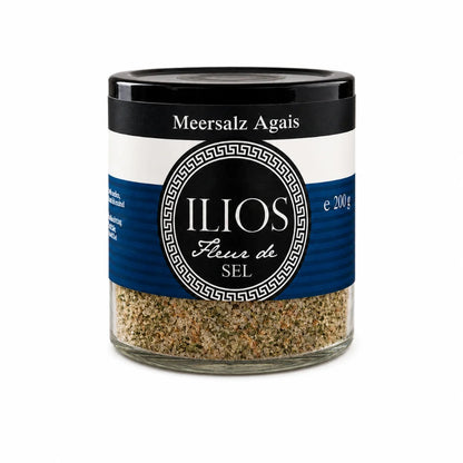 fleur de sel aegean meersalzmischung 200g fleur de sel aegean meersalzmischung fein im glas