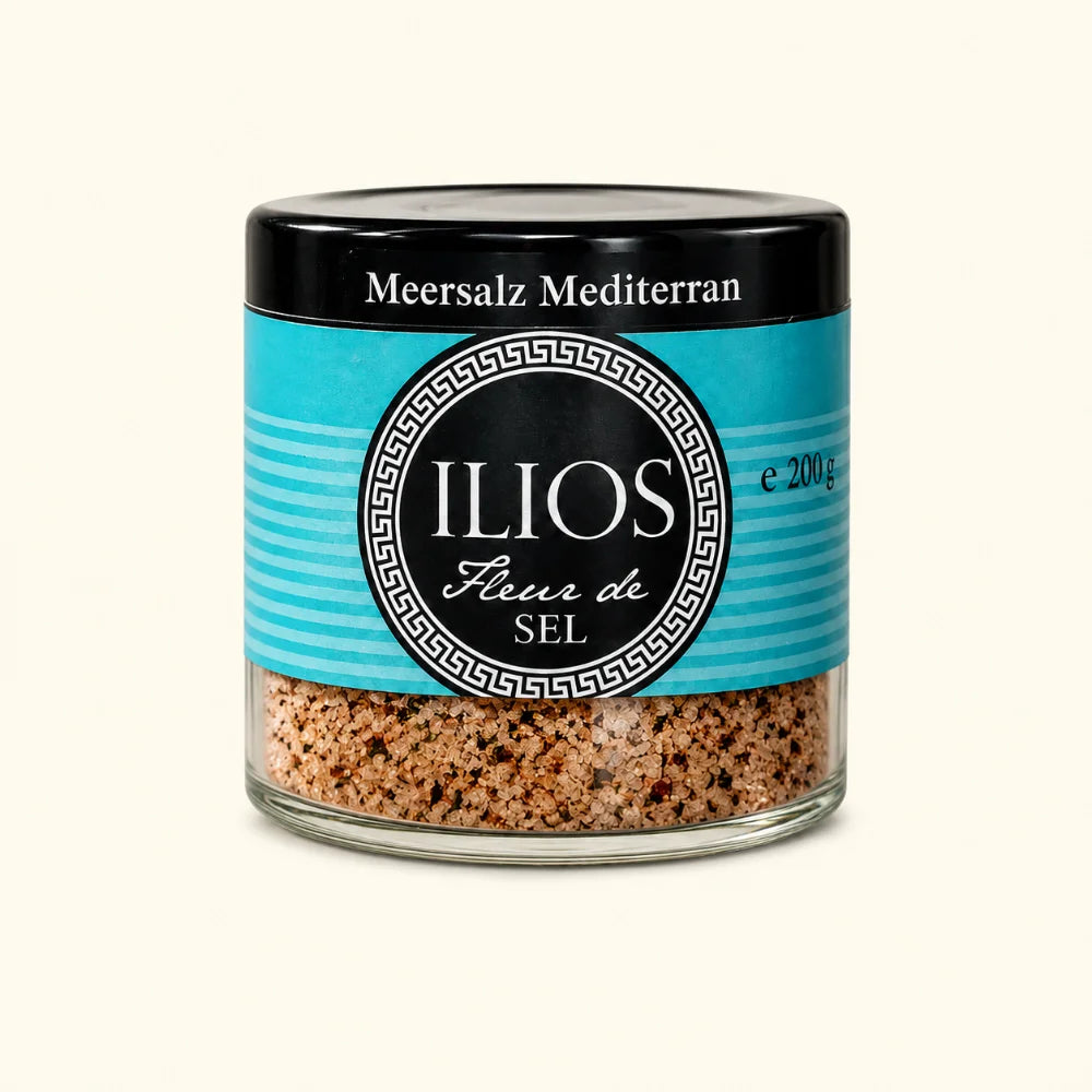 fleur de sel mediterrane meersalzmischung 200g fleur de sel mediterrane meersalzmischung fein im glas