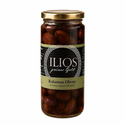 griechische oliven kalamon oliven in extra nativem olivenöl 300g im glas oliven kaufen