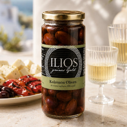 griechische oliven kalamon oliven in extra nativem olivenöl 300g im glas oliven kaufen
