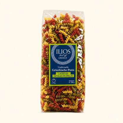 griechische spiralnudeln bunte fusilli mit spinat & roter rübe – pasta aus griechenland (500 g) spiralnudeln kaufen