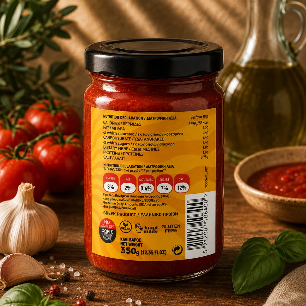 griechische tomatensauce handgemachte tomatensauce mit basilikum 350 g tomatensauce kaufen
