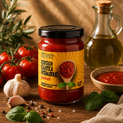 griechische tomatensauce handgemachte tomatensauce mit basilikum 350 g tomatensauce kaufen