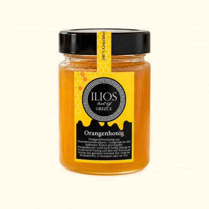 griechischer honig orangenblütenhonig 480g im glas orangenhonig kaufen