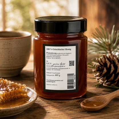 griechischer honig pinienhonig 480g im glas pinienhonig kaufen