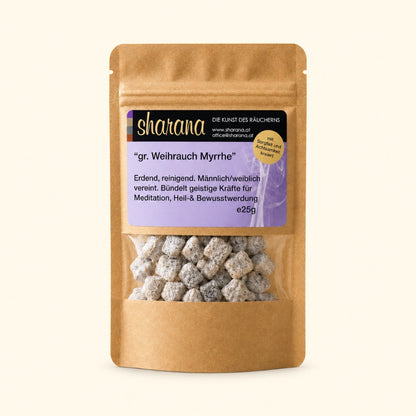 griechischer weihrauch nachfüllpack myrrhe weihrauch klärend & heilend 25 g griechischer weihrauch nachfüllpack kaufen