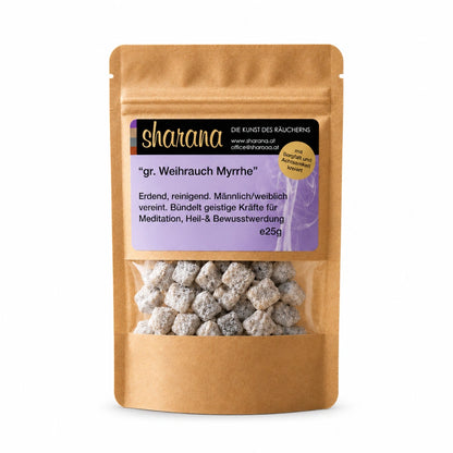 griechischer weihrauch nachfüllpack myrrhe weihrauch klärend & heilend 25 g griechischer weihrauch nachfüllpack kaufen