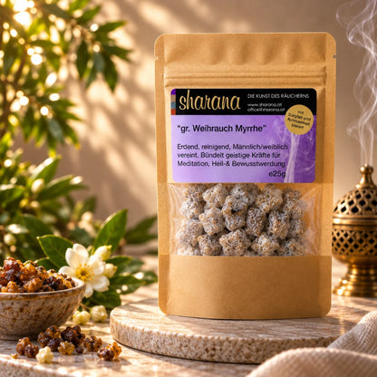griechischer weihrauch nachfüllpack myrrhe weihrauch klärend & heilend 25 g griechischer weihrauch nachfüllpack kaufen