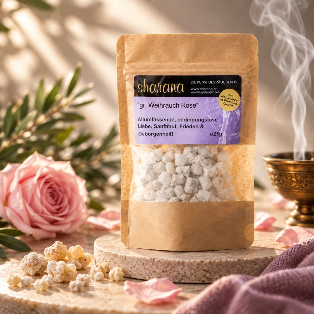 griechischer weihrauch nachfüllpack rose weihrauch herzöffnend, friedvoll 25 g griechischer weihrauch nachfüllpack kaufen