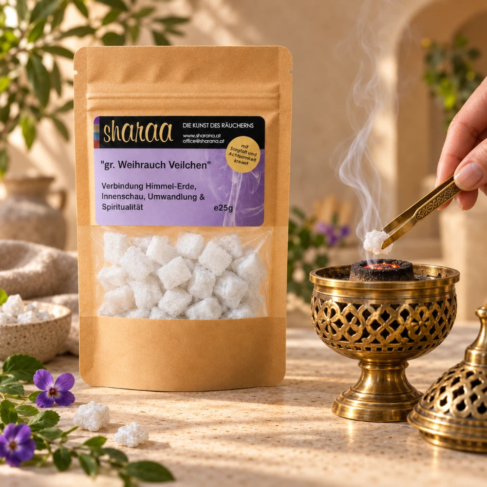 griechischer weihrauch nachfüllpack veilchen weihrauch zart & seelisch öffnend 25 g griechischer weihrauch nachfüllpack kaufen