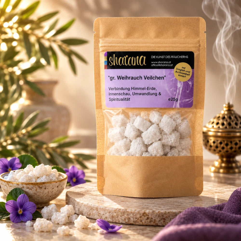 griechischer weihrauch nachfüllpack veilchen weihrauch zart & seelisch öffnend 25 g griechischer weihrauch nachfüllpack kaufen