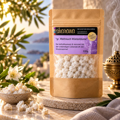 griechischer weihrauch nachfüllpack wüstenblume weihrauch sinnlich & befreiend 25 g griechischer weihrauch nachfüllpack kaufen