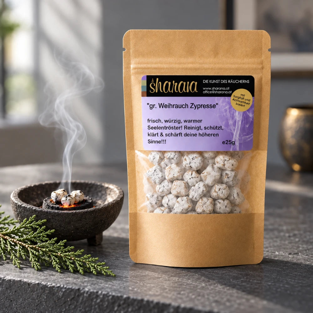 griechischer weihrauch nachfüllpack zypresse weihrauch klärend, schützend  25 g griechischer weihrauch nachfüllpack kaufen