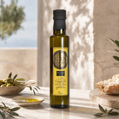 ilios extra natives olivenoel 250ml im glas 250ml olivenoel flasche kaufen- olivenoel kaufen