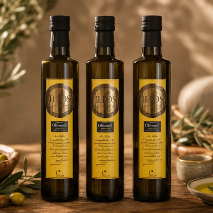 ilios extra natives olivenoel 3er paket a 750ml 3x 750ml olivenoel flasche kaufen- olivenoel kaufen