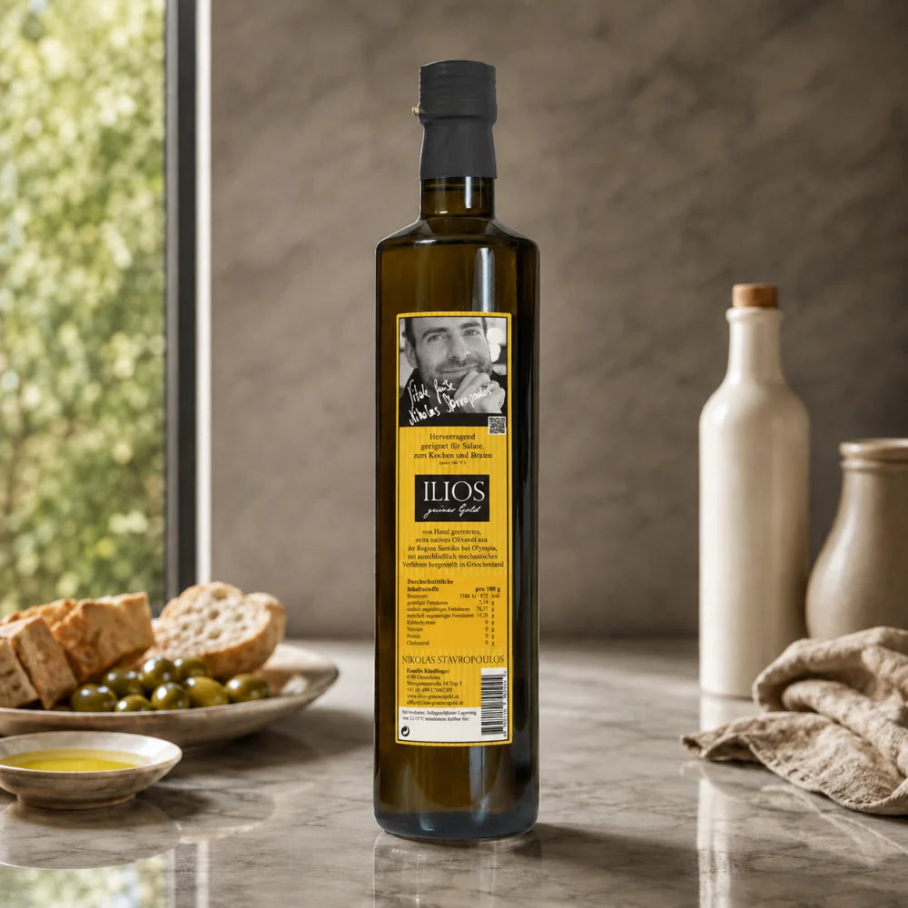 ILIOS Extra natives Olivenöl 750ml Flasche