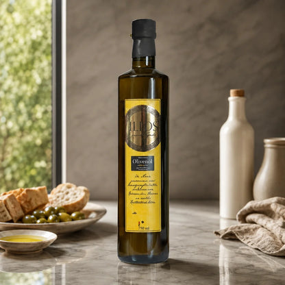 ilios extra natives olivenoel 750ml im glas 750ml olivenoel flasche kaufen- olivenoel kaufen