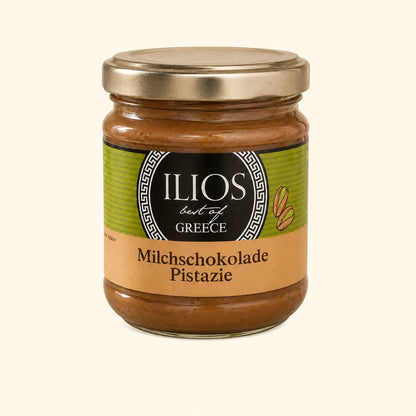 milchschokoladecreme mit pistazien ohne zuckerzusatz 190g milchschokocreme mit pistazien im glas 190g kaufen
