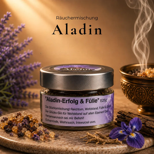 räuchermischung aladin erfolg & fülle im glas 25g aladain erfolg & fülle räuchermischung aladin erfolg & fülle kaufen