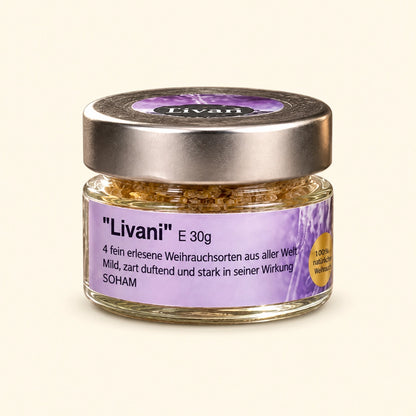 räuchermischung livani räuchermischung mild, rein & vielseitig 30 g im glas weihrauchmischung kaufen