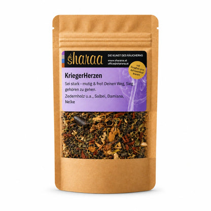 räuchermischung nachfüllpack kriegerherzen räuchermischung mutig, wahrhaftig & herzensstark 25 g im glas räuchermischung nachfüllpack kaufen