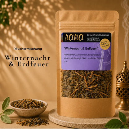 räuchermischung nachfüllpack winternacht und erdfeuer räuchermischung wärme geborgenheit  25 g räuchermischung nachfüllpack kaufen