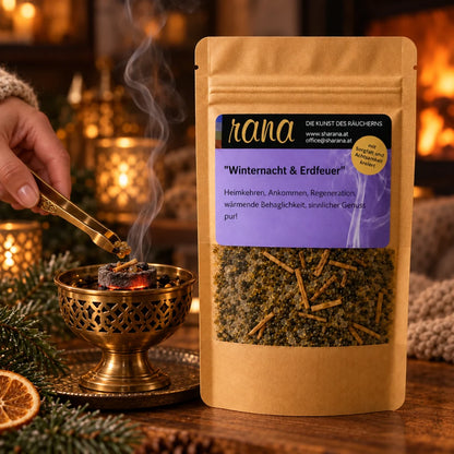 räuchermischung nachfüllpack winternacht und erdfeuer räuchermischung wärme geborgenheit  25 g räuchermischung nachfüllpack kaufen