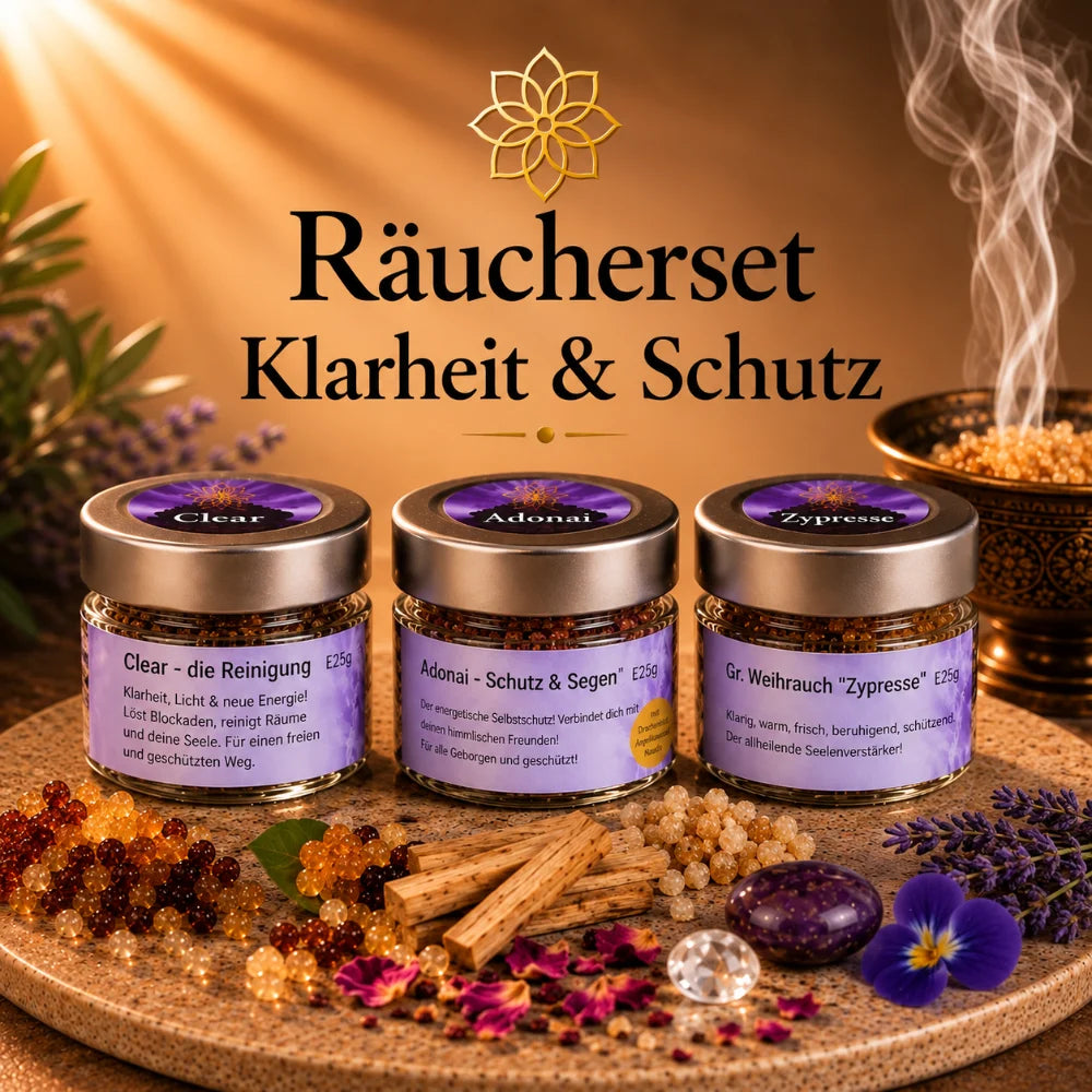 räucherset klarheit und schutz kraftvolle räuchermischungen im glas räucherset kaufen