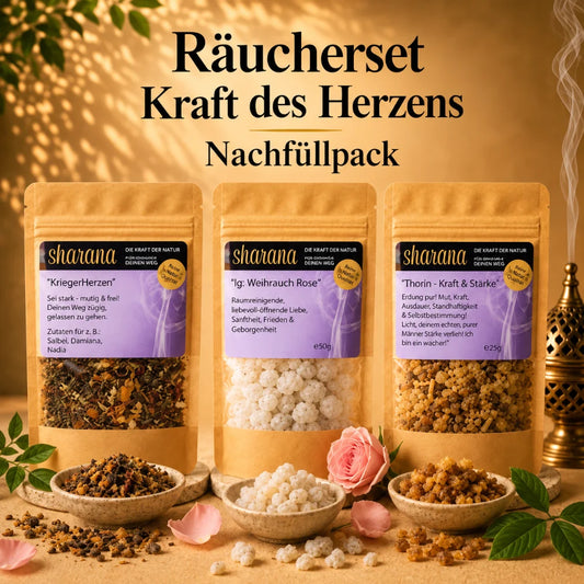räucherset nachfüllpack kraft des herzens kraftvolle räuchermischungen räucherset nachfüllpack kaufen