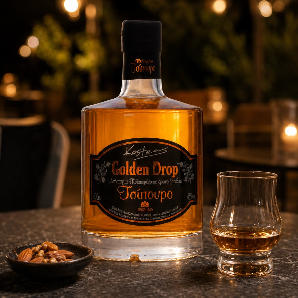 tsipouro-golden-trop-200ml-im Glas-jetzt kaufen